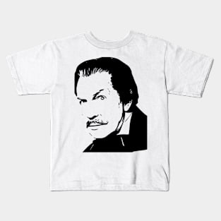 Vincent Price Stencil Artwork Kids T-Shirt